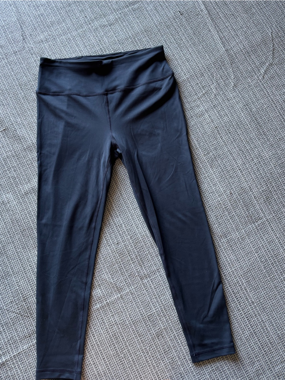 High-Waist Grey Women's Leggings